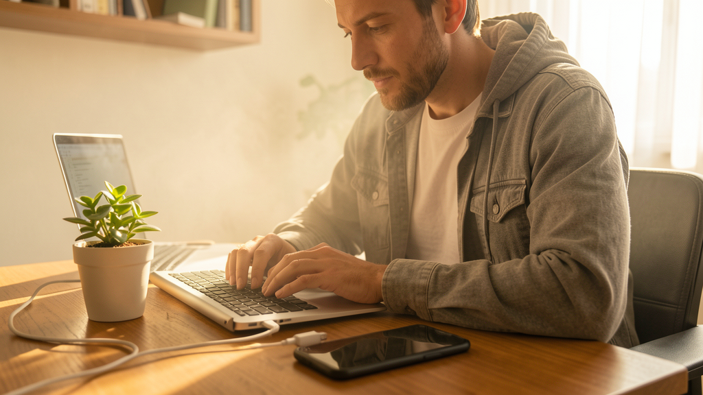 Imagem editorial ilustrando 5 atalhos de teclado do Windows 11 que substituem cliques de mouse no gerenciamento de janelas